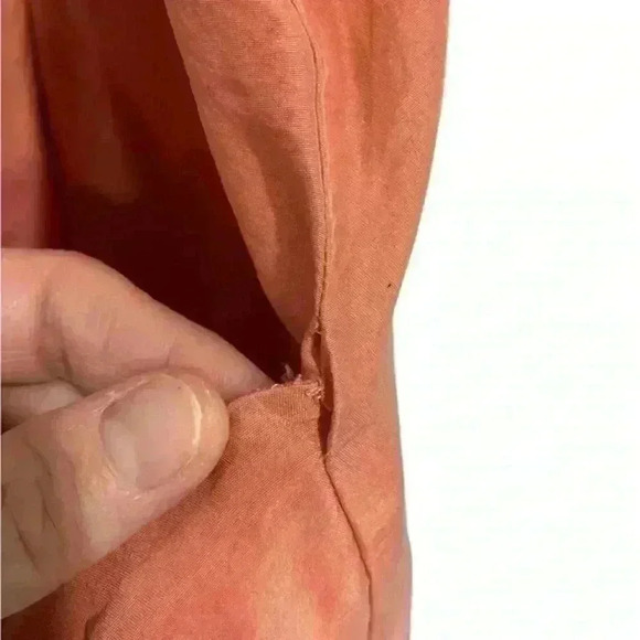 J. Crew 100% Dupioni Silk Halter Swoop Cocktail Formal Shift Dress Peach Size 6 - Picture 4 of 9